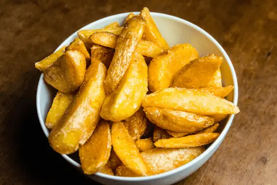 air fryer yukon gold potato wedges