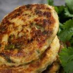air fryer mashed potato pancakes, fritters