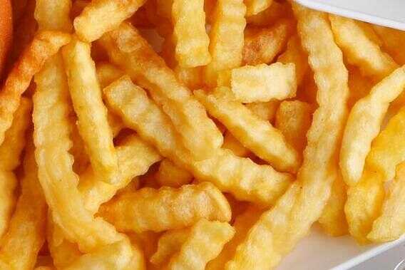 frozen crinkle cut fries in air fryer, Ore-Ida crinkle fries