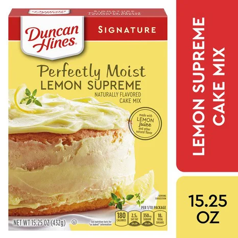duncan hines lemon cake mix
