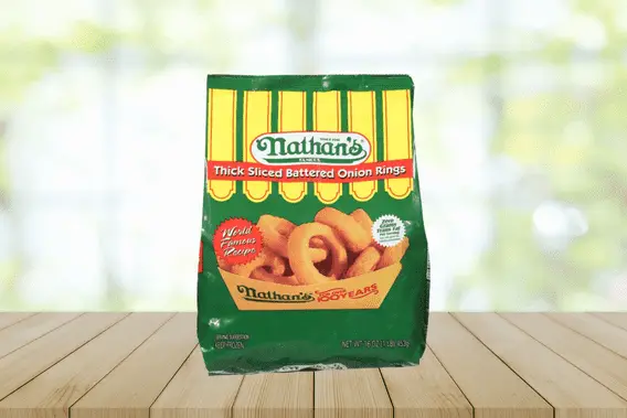 How to cook Nathan's thick sliced battered onion rings in air fryer