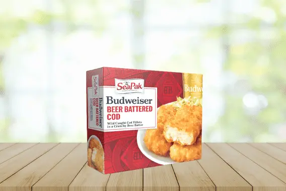 How to air fry Seapak Budweiser beer battered cod fillets